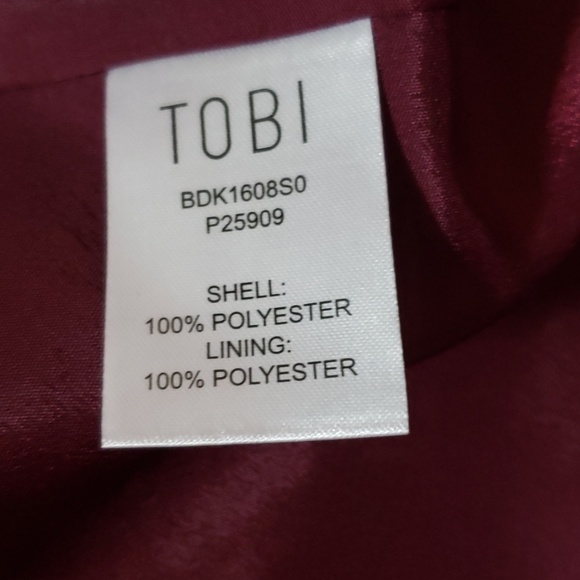 NWT Sexy Maroon Dress - Picture 3 of 5